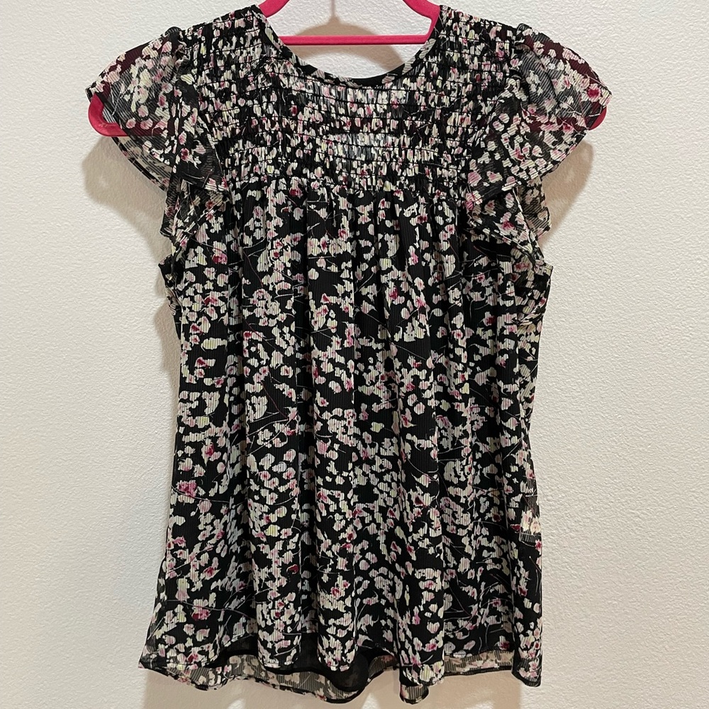 Banana Republic Sleeveless Dainty Floral Top (Womens XS)